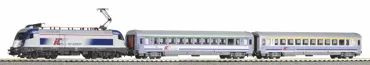PIKO SmartControlwlan Set mit Bettungsgleis PKP Intercity V Personenzug