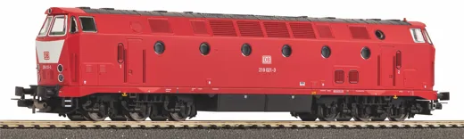 Sound-Diesellok BR 219 Licht oben mit Latz DB AG V Wechselstrom, inkl. PIKO Sound-Decoder