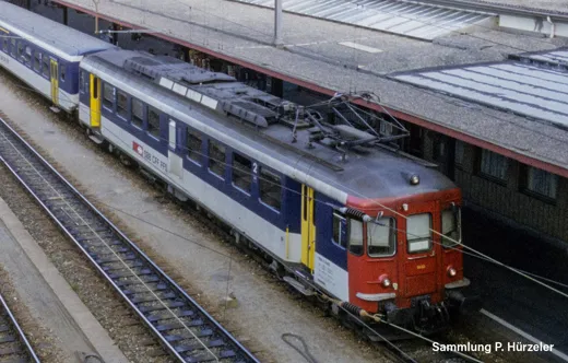 SBB Triebwagen RBe 4/4 1433 NPZ-Versuchslackierung, Ep. V, ACS