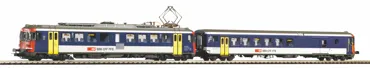 2er Set Rbe 4/4 NPZ SBB IV Triebwagen + Steuerwagen, inkl. PIKO Sound-Decoder
