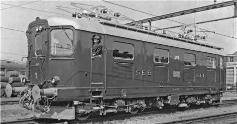 SBB E-Lok Re 4/4 I 1.Serie 401 Ursprung, DC Ep.III