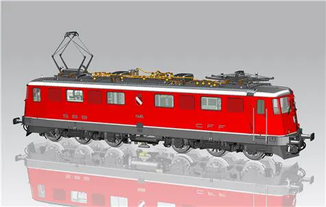 SBB E-Lok Ae 6/6 11485 THUN, rot, DC, Ep.V