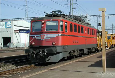 SBB E-Lok Ae 6/6 11417 Kanton Fribourg,rot EpV DC