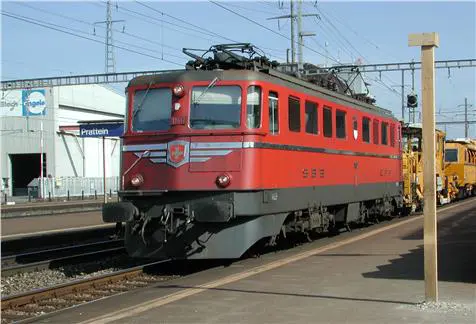SBB E-Lok Ae 6/6 11417 Kanton Fribourg rot EpV DCS