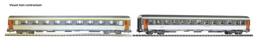 SNCF 2 CorailwagenVU 1x 1.Klasse und 1x 2.Klasse, Ep. V
