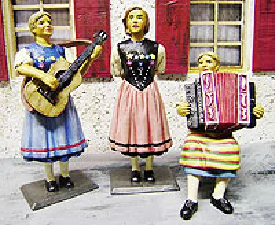 Schweizer Hausmusik, Set, 3 Figuren