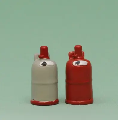 Gasflaschen - Kunststoff - 2 Stück