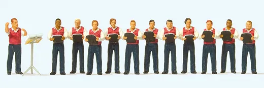 Männergesangsverein, 12 Miniaturfiguren