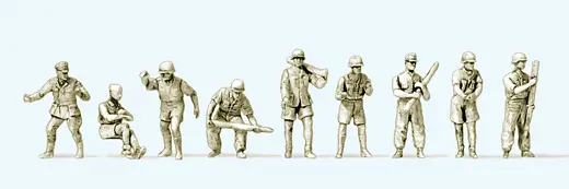 Geschützbedienung zur 8,8 cm Flak. Deusch. Afrika Korps 1941-43