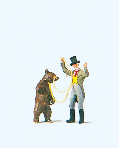 Bärenführer mit Bär