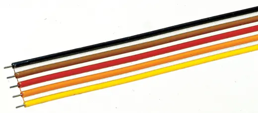 5-poliges Flachbandkabel