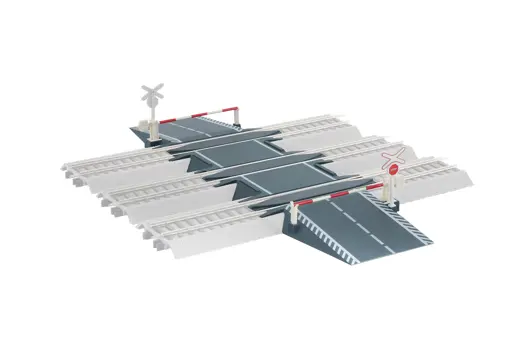 Bahnübergang (Bausatz) für ROCO LINE mit Bettung