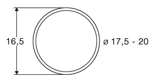 Haftrings.10Stk.17!5 bis 20mm