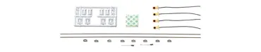Universal-Beleuchtungssatz für kurze Waggons