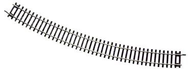 Gebogenes Gleis R6, 30°, 604,4mm