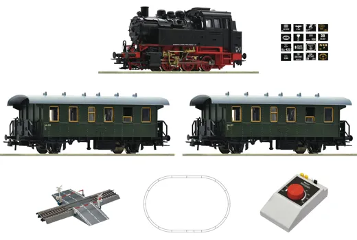 Analog Start Set: Dampflokomotive BR 80 mit Personenzug