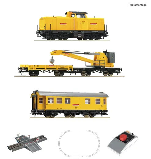 Analog Start Set: Diesellokomotive BR 212 mit Kranzug, DB AG