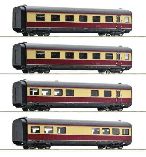 4-tlg. Set: Mittelwagen zum Gasturbinentriebzug BR 602, DB