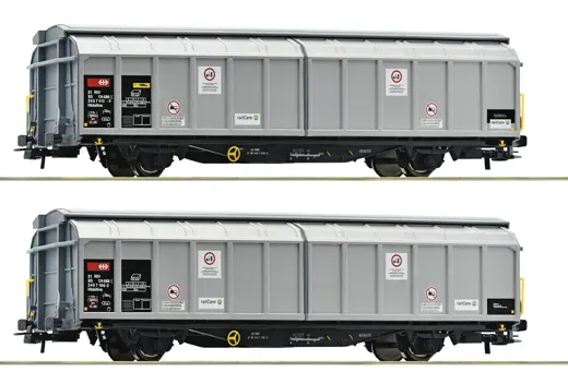 2-tlg. Set: Schiebewandwagen, SBB Cargo, Privatbahn