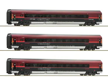 3-tlg. Set: Railjet, ÖBB