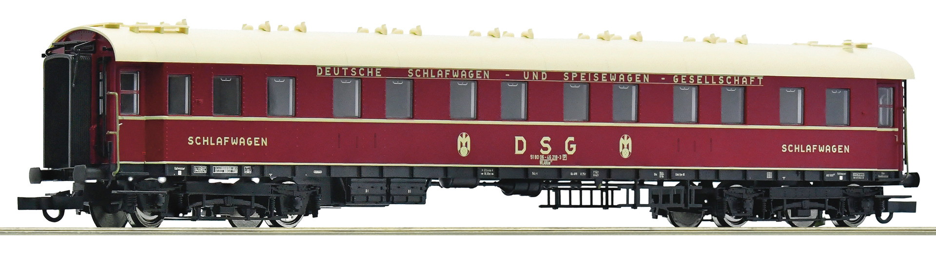 Roco 45077 DB Z-Zug Pop Schlafwagen H0 Analogique époque 4 Neuve