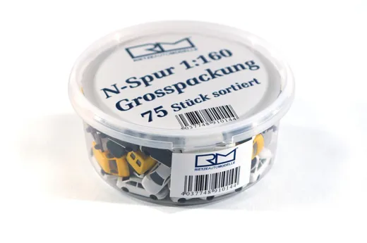 N-Spur Packung mit 75 Modellen sortiert