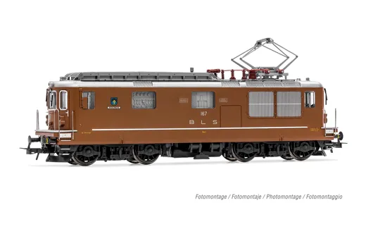 BLS E-Lok Re 4/4 167 Ausserberg, kurze Version, Ep. IV-V, ACS