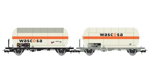 SBB, 2er-Set 2-achsiger Gaskesselwagen “WASCOSA”, Ep.V