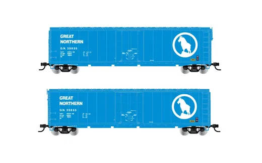 Great Northern plug door boxcar blau 36887