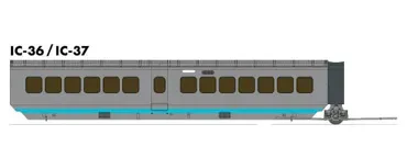TurboTrain Coach UAC/DOT