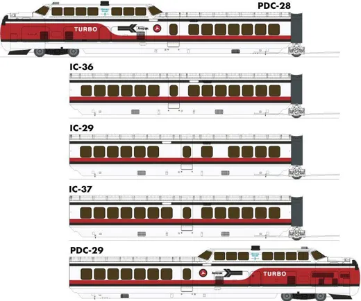 TurboTrain Eary AMTRK 5/