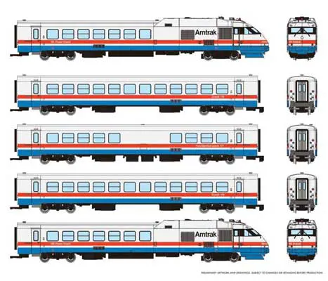 RTL Turbo DC AMTRAK Set 1