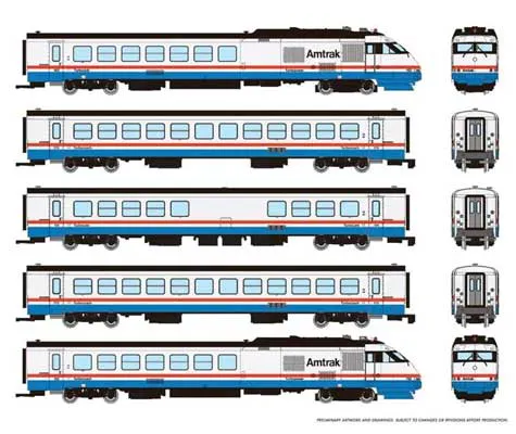 RTL Turbo DCC AMTRAK Set2