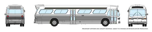 Rapido Trains Inc 573098 New Look Bus Wht/Slv World of Trains ...