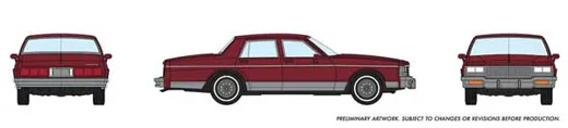 Chevy Caprice Sedan D.Red