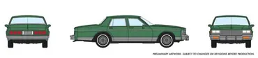 Chevy Caprice Sedan green