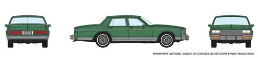 Chevy Caprice Sedan green