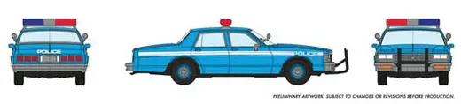 Chevy Impala Police Blue