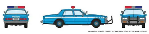 Chevy Impala Police Blue