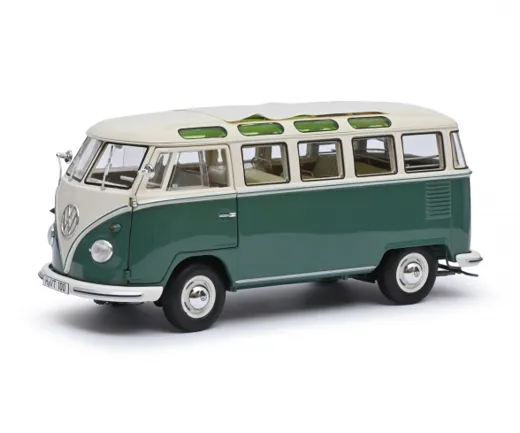 VW T1b Samba grün/weiss 1:18