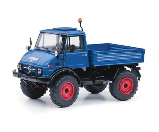 Unimog 406, blau 1:18