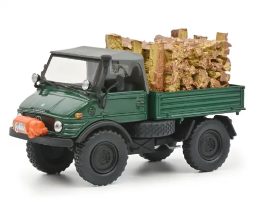 Unimog 406 m.Holzladung