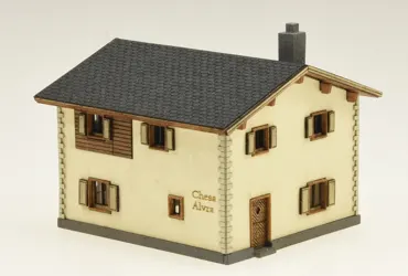 Bausatz Bündner Wohnhaus "Chesa Alvra"
