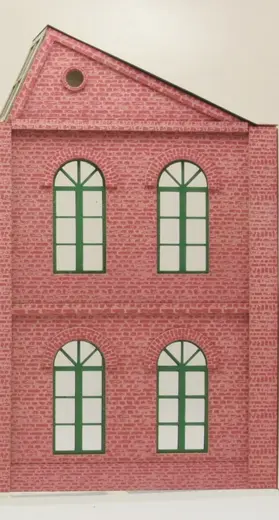 Bausatz Fabrikrelief Ergänzungs-Set Fenster, zweistöckig