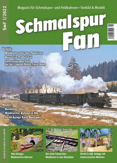 Einzelheft "Schmalspurfan" Ausgabe 1/2022