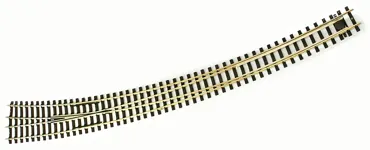 Innenbogenweiche rechts Messing 28°/21° R.3000/4000mm