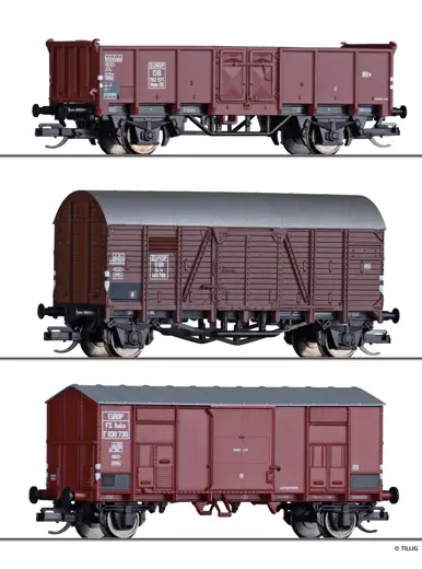 Güterwagenset FS, ÖBB, DB