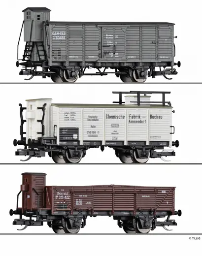 Güterwagenset CES, DRG und BBÖ