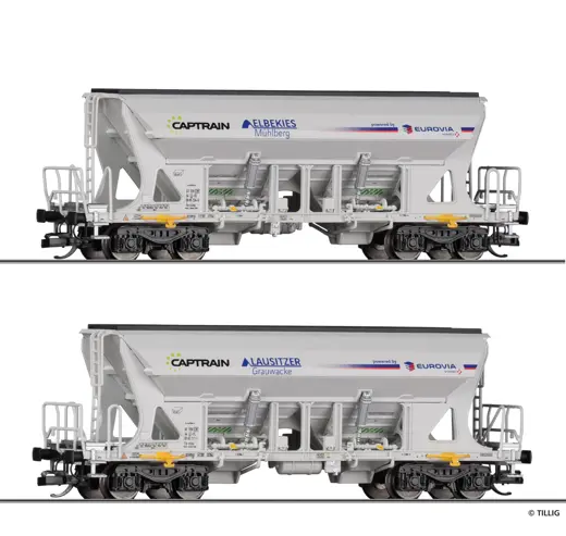 Güterwagenset Captrain / Eurovia