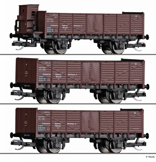 Güterwagenset „Buderus-Röchling A.G.“ DRG